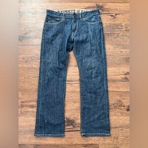 Express Jeans Slim Stretch Jeans ‘Blue’ (size mens W32xL30)
